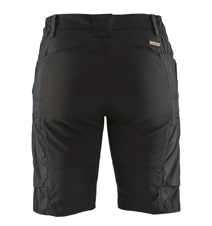 Dames stretch korte werkbroek Blaklader 7149 achterkant