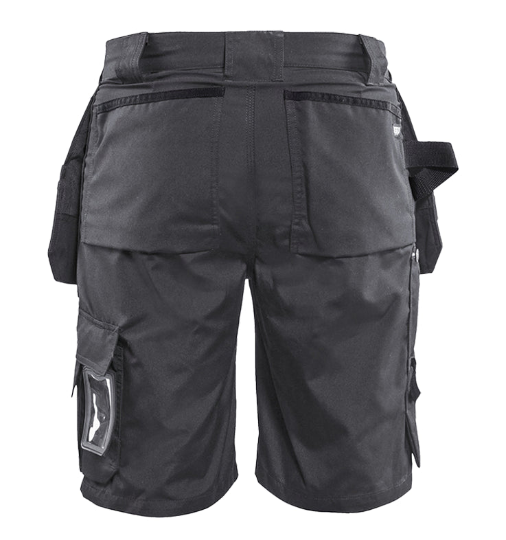 Korte werkbroek blaklader 1526 grijs achterkant