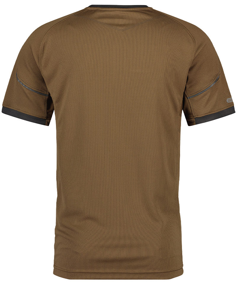 T-shirt Dassy Nexus 100% polyester bruin voorkant