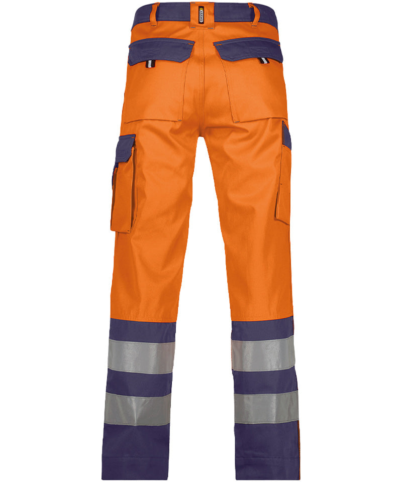 Werkbroek Dassy Lancaster Oranje achterkant