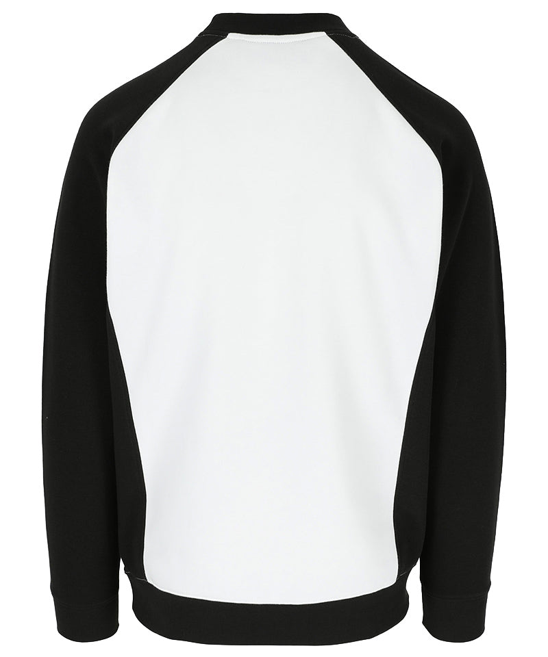 Herock Sweater Boris wit zwart achterkant