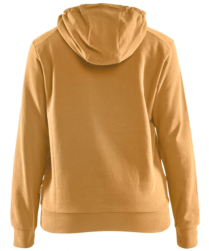 Blaklader Hoodie 3560 Dames geel achterkant