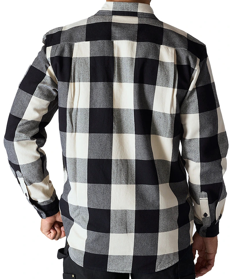 Carhartt houthakkershemd 107013 Zwart achterkant aan