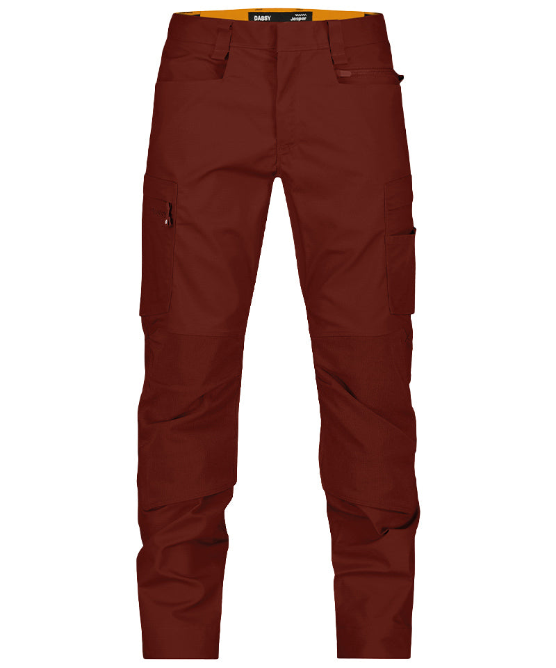 Werkbroek stretch Dassy Jasper baksteenrood