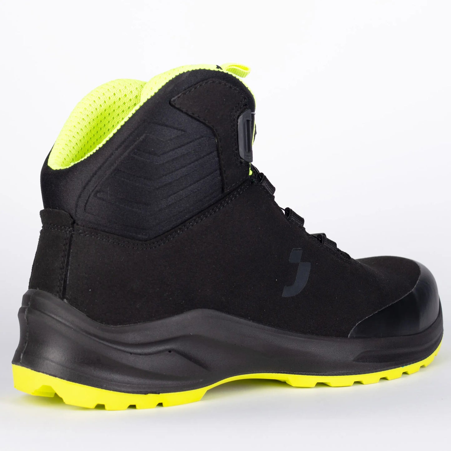 Modulo werkschoenen S3S SR hoog snelsluiting Safety Jogger zijachterkant