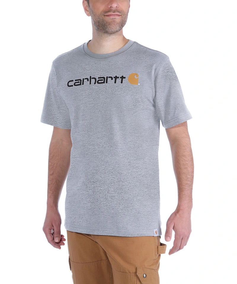 Carhartt t-shirt Core voorkant aan grijs
