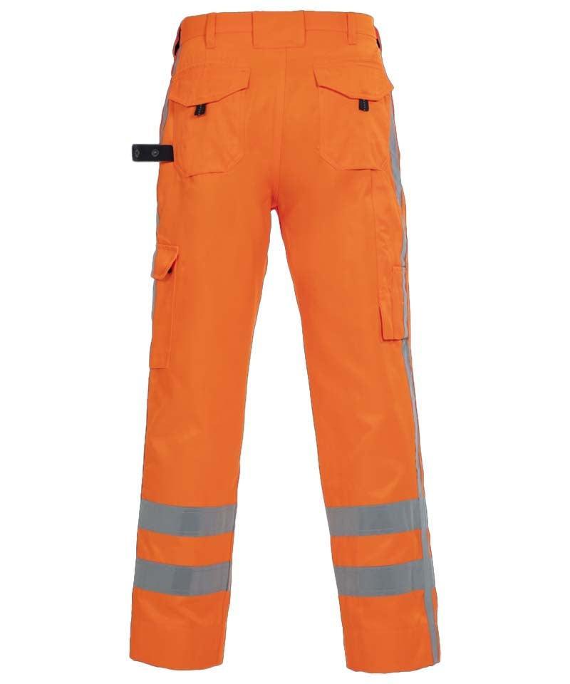 RWS Werkbroek Auxerre Oranje achterkant