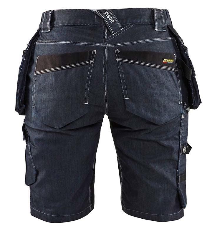 Korte werkbroek dames stretch 7992 achterkant