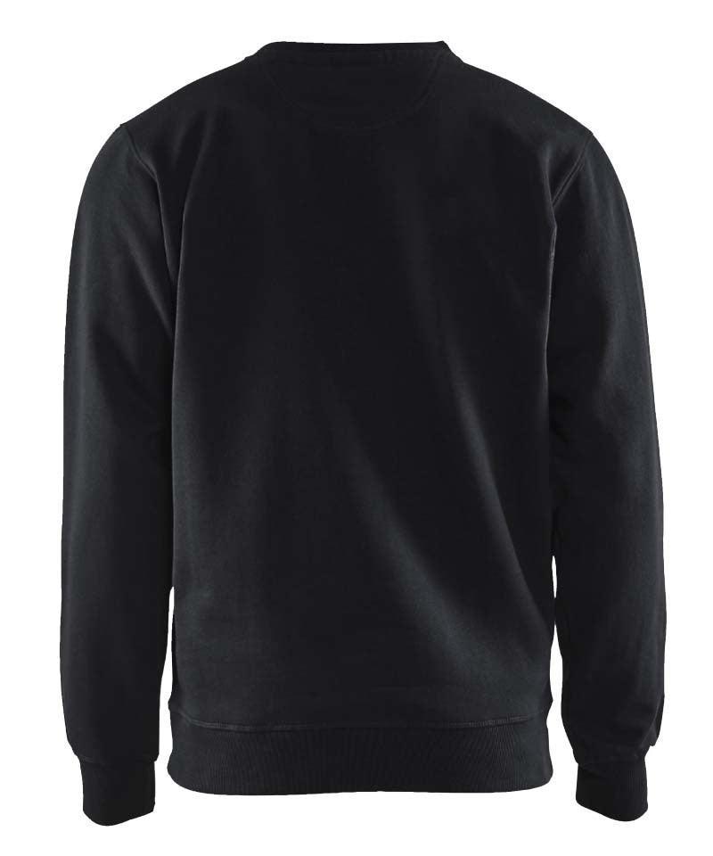 Blaklader sweater ronde hals 3364 zwart achterkant