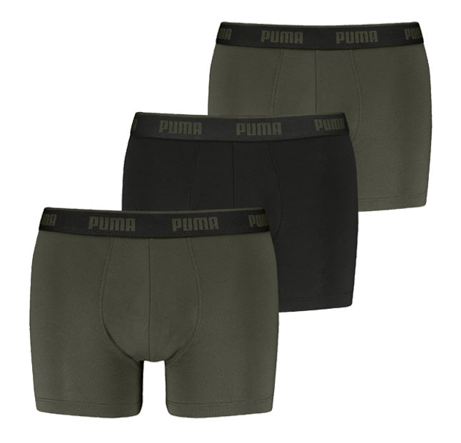 Puma boxershorts 3-pack groen