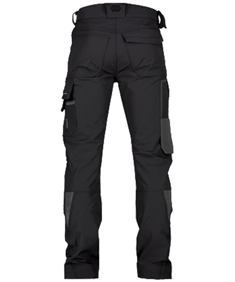 Werkbroek Dassy Impax 4-way stretch achterkant zwart