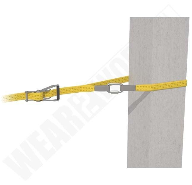 Delta Plus Horizontale veiligheidslijn LV201 tekening