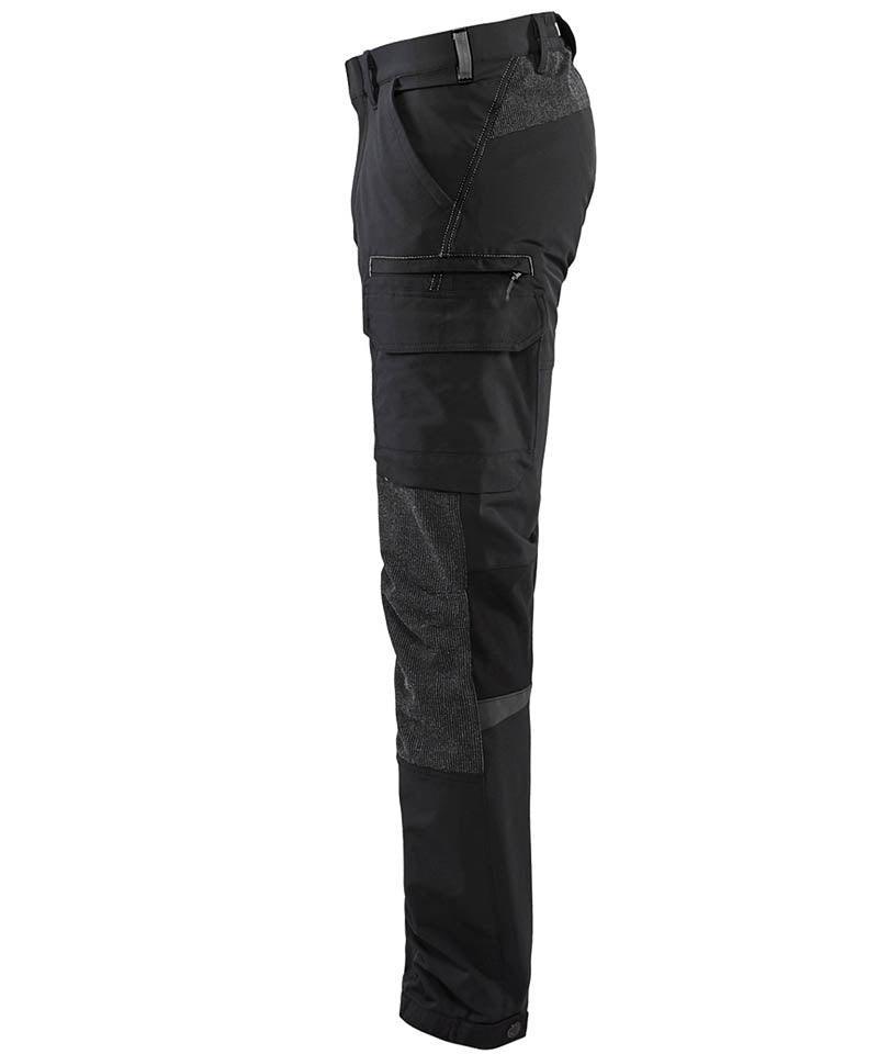 Blaklader service werkbroek 4-way stretch 1422 zwart zijkant