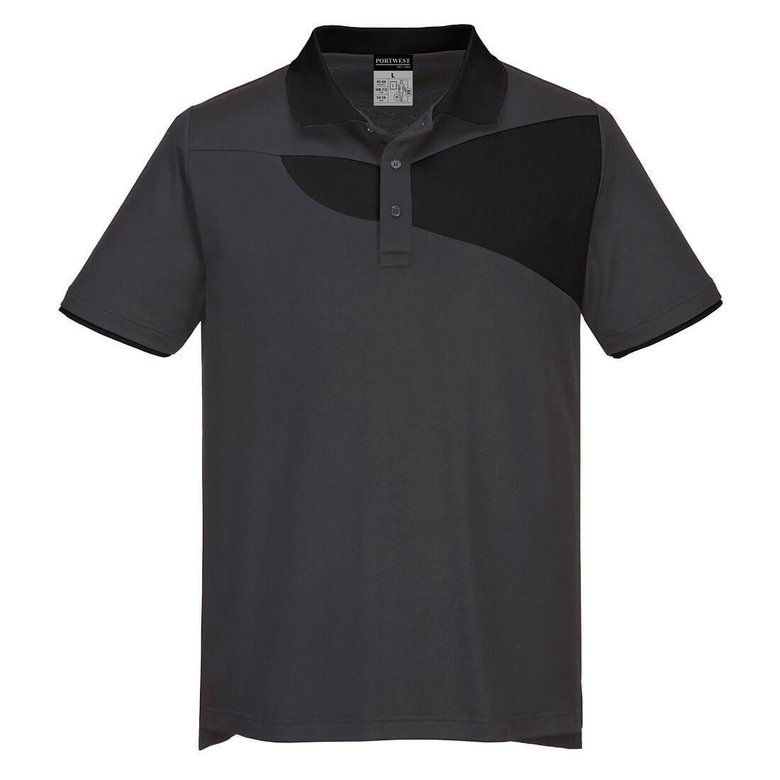 Poloshirt Portwest PW210 grijs-zwart