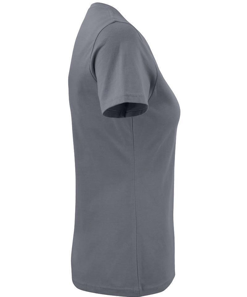 Dames t-shirt v-hals Printer 5 pack zijkant