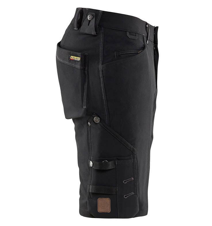 Korte werkbroek Blaklader 4-way stretch 1987 zijkant