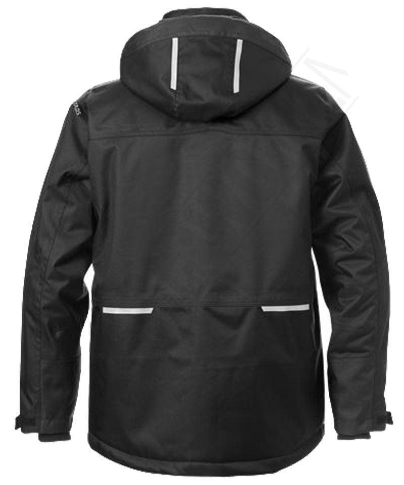 Winterjas Fristads Airtech 4058 zwart-wit achterkant