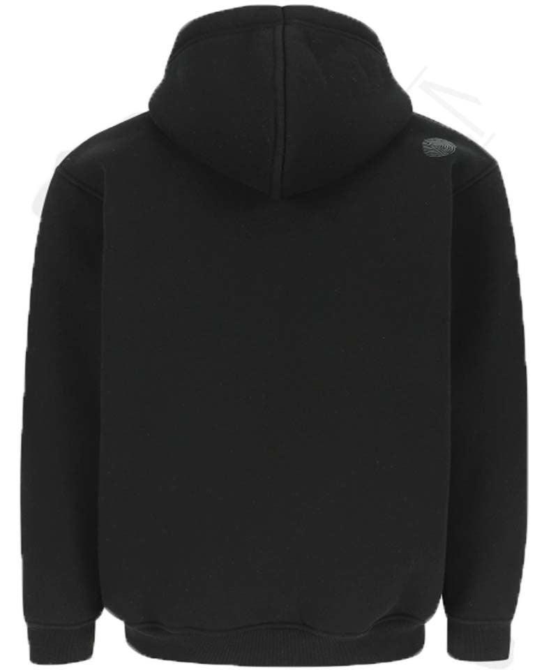 Herock Otis Teddy vest zwart achterkant