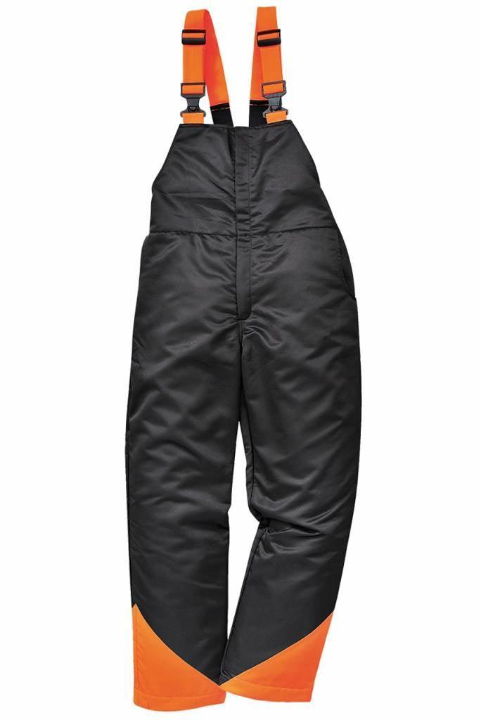 Zaagoverall Amerikaans EN 381 zwart oranje