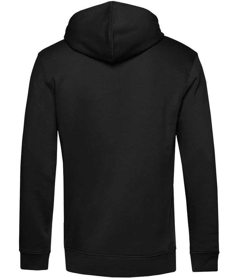 Organic hoodie B&C zwart achterkant