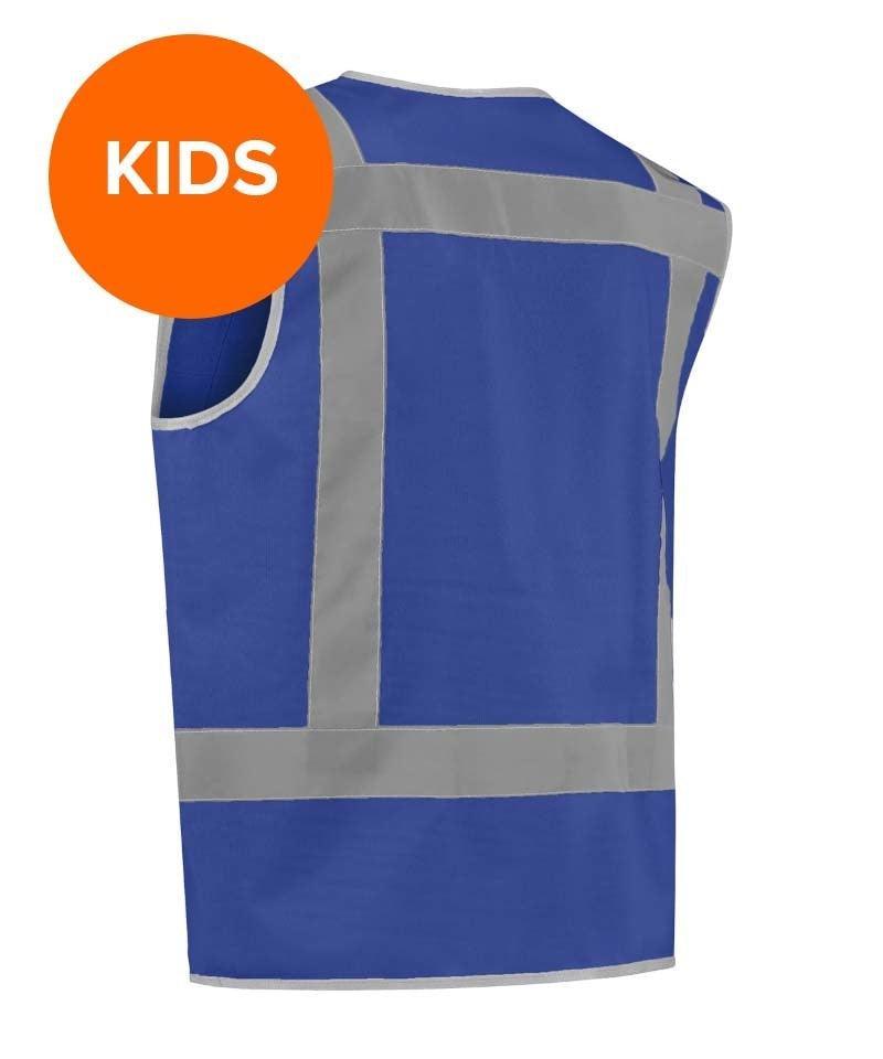 RWS Kinderveiligheidshesje blauw achterkant