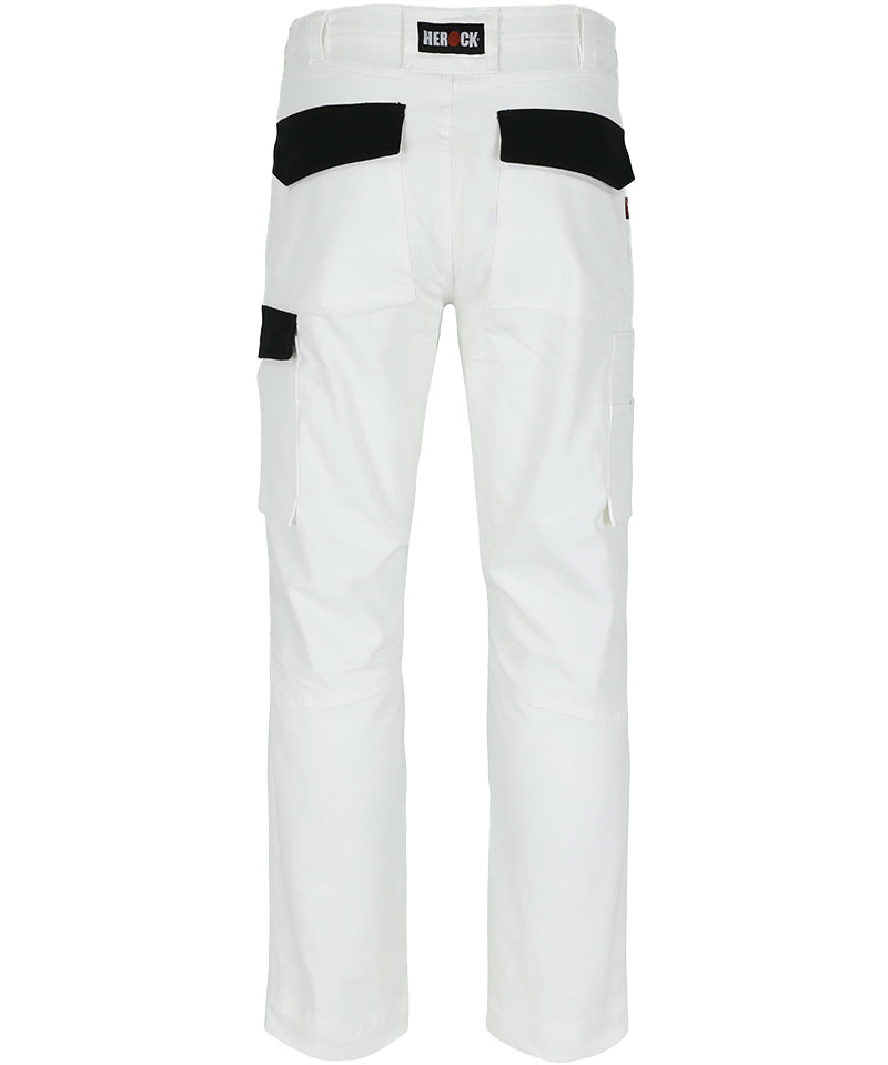 Herock werkbroek Dero wit achterkant