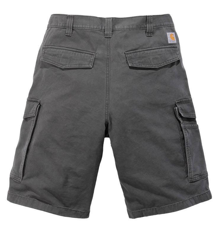Carhartt Rigby Cargo Korte werkbroek grijs achterkant