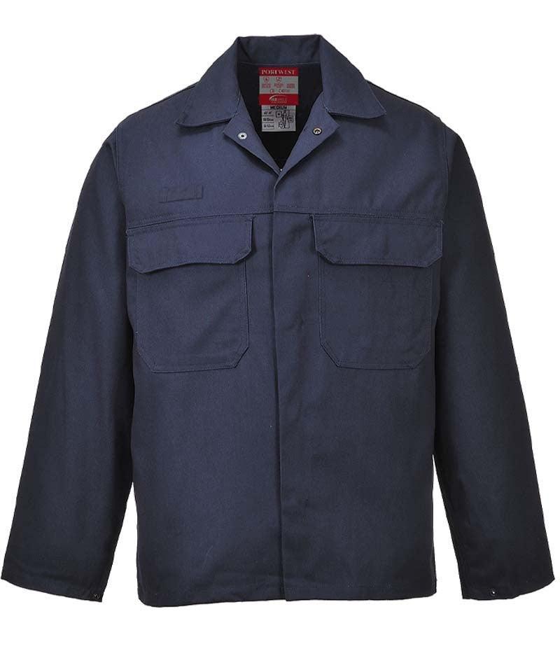 Portwest Vlamvertragende werkjas Bizweld klasse 2 navy
