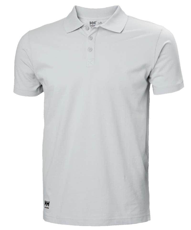 Poloshirt Manchester Classic Helly Hansen wit voorkant