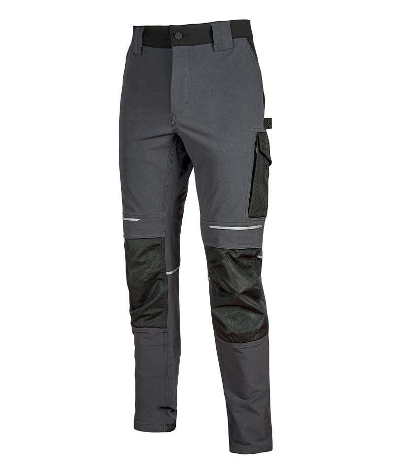 U-Power werkbroek 4-way stretch Atom grijs