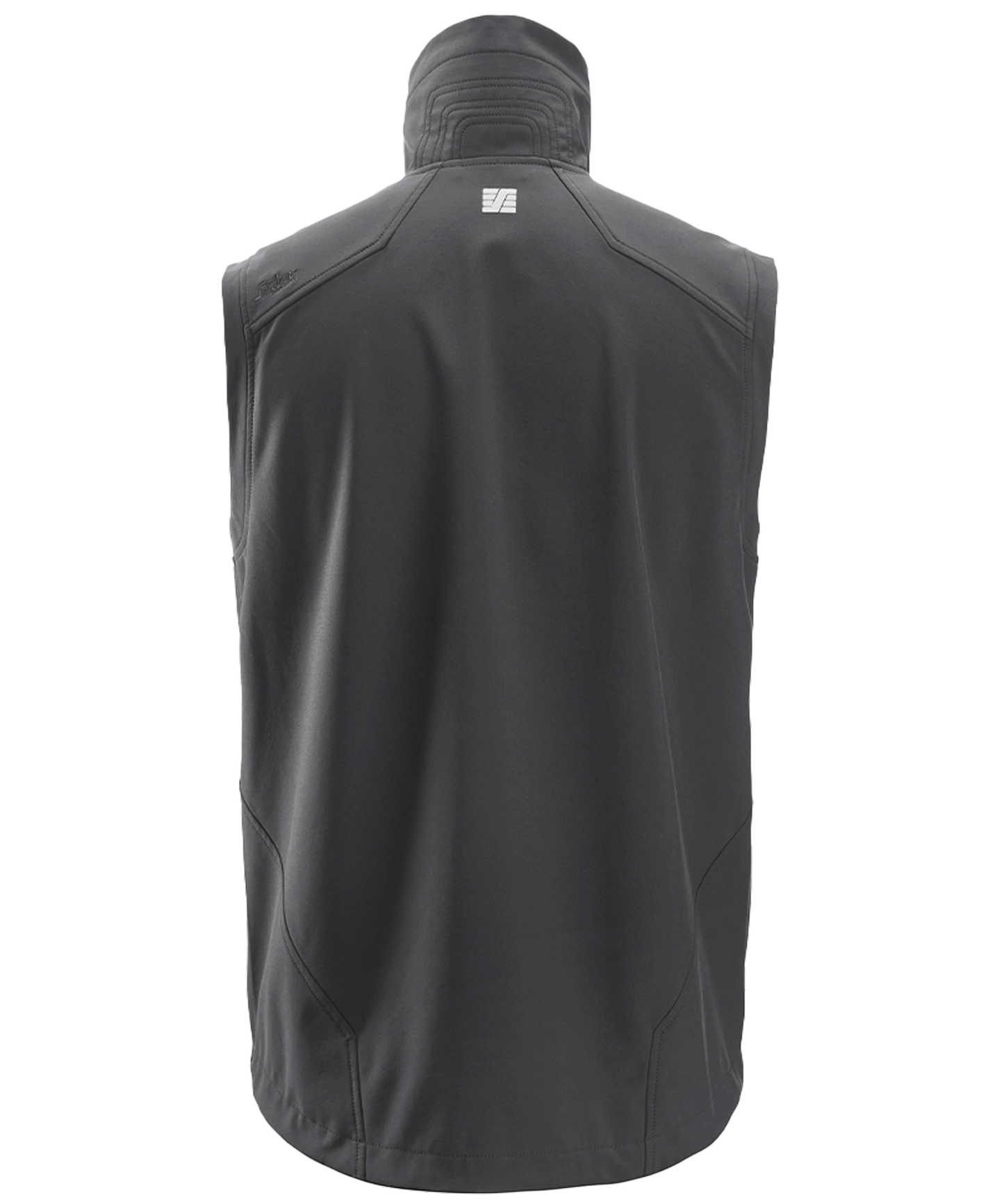 Softshell bodywarmer Snickers 4505 grijs achterkant