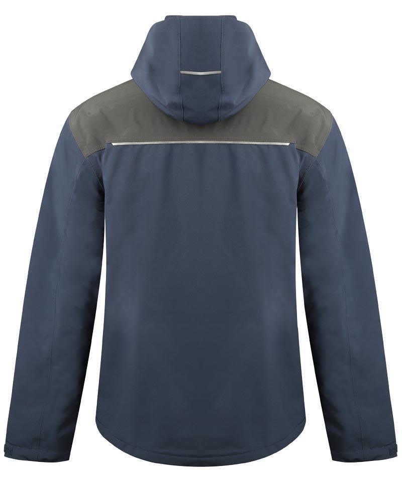 Gevoerde winterjas Oak Safety Jogger blauw achterkant