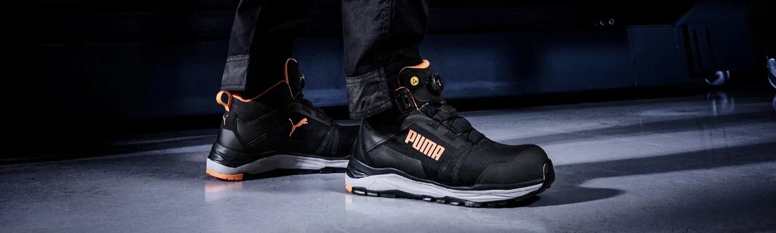 Puma werkschoenen boa sluiting