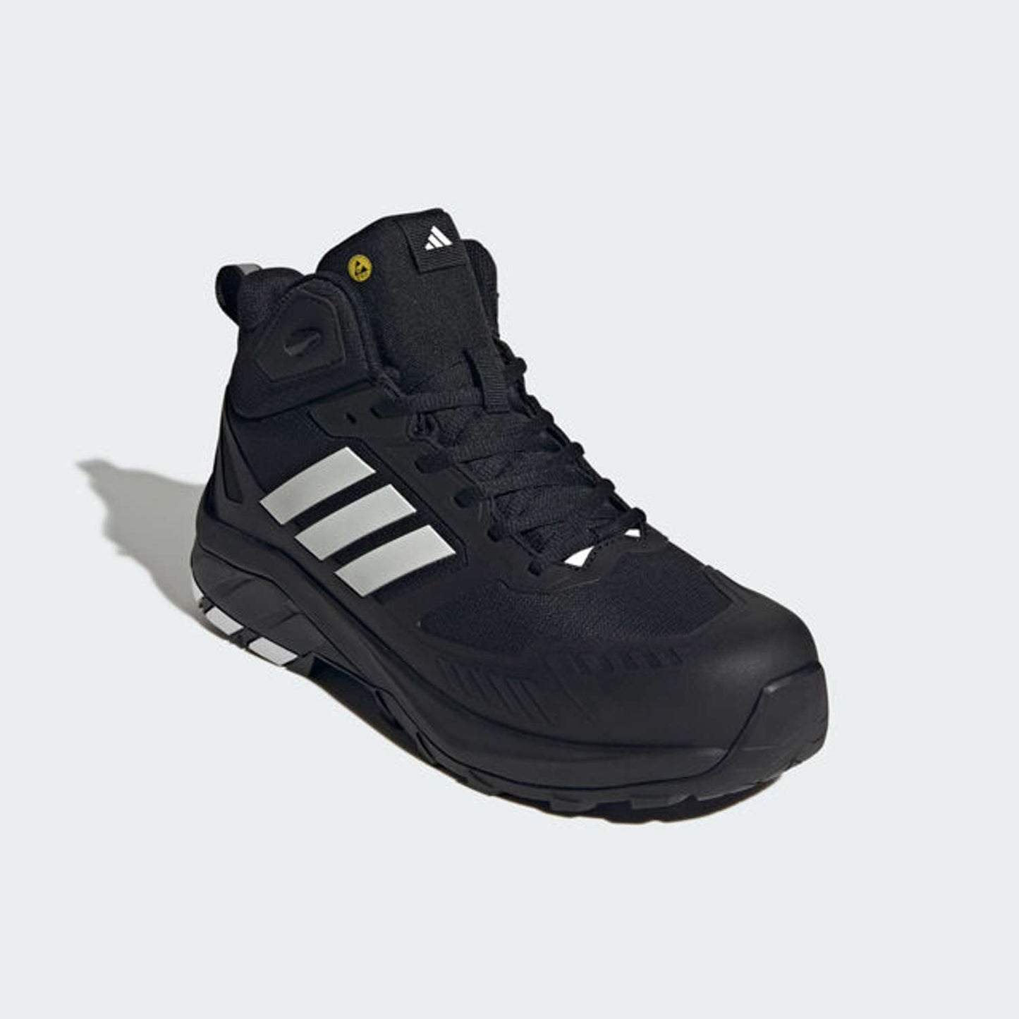 Adidas werkschoenen Gradix hoog S3S Zwart/Wit schuin voor