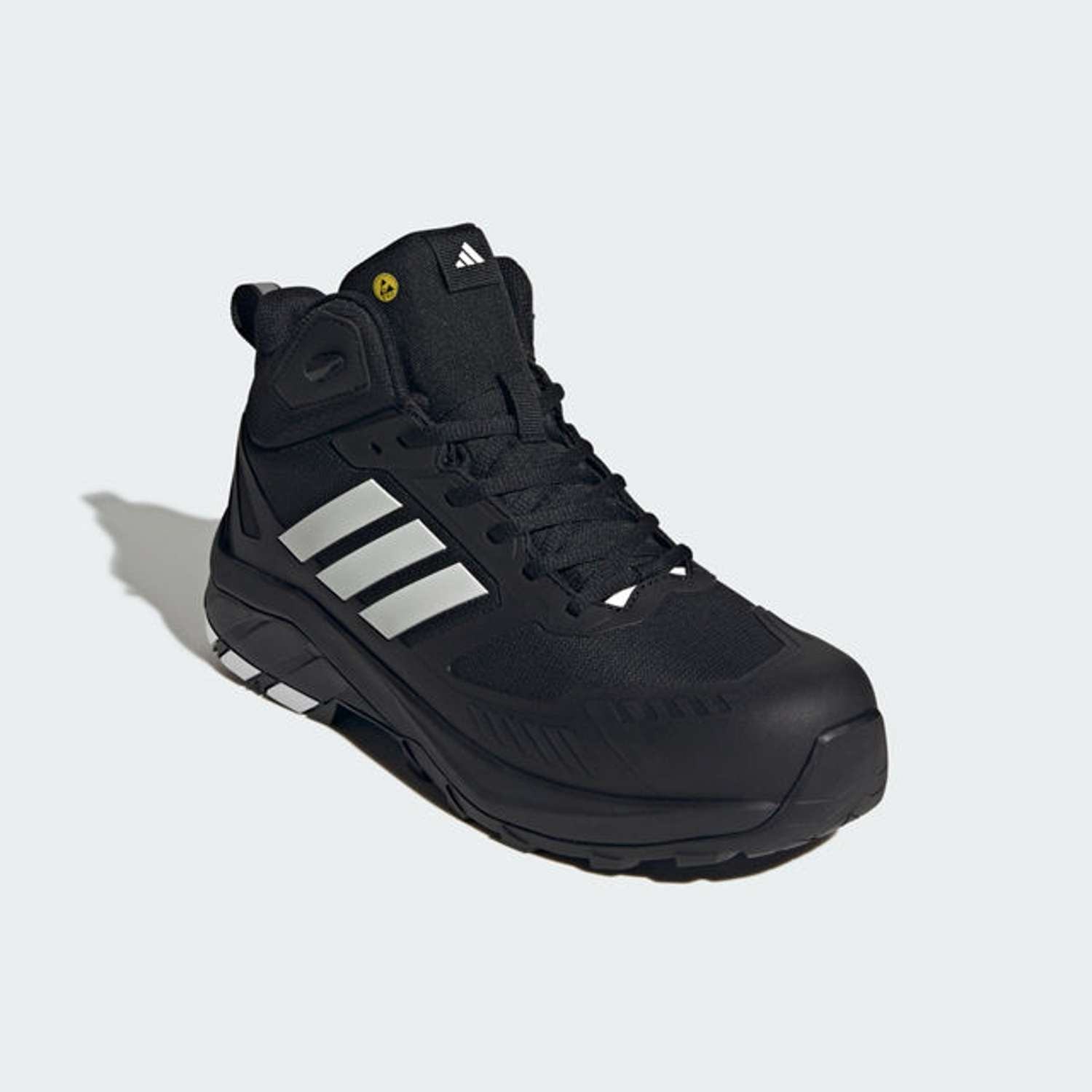 Adidas werkschoenen Gradix hoog S3S Zwart/Wit schuin voor