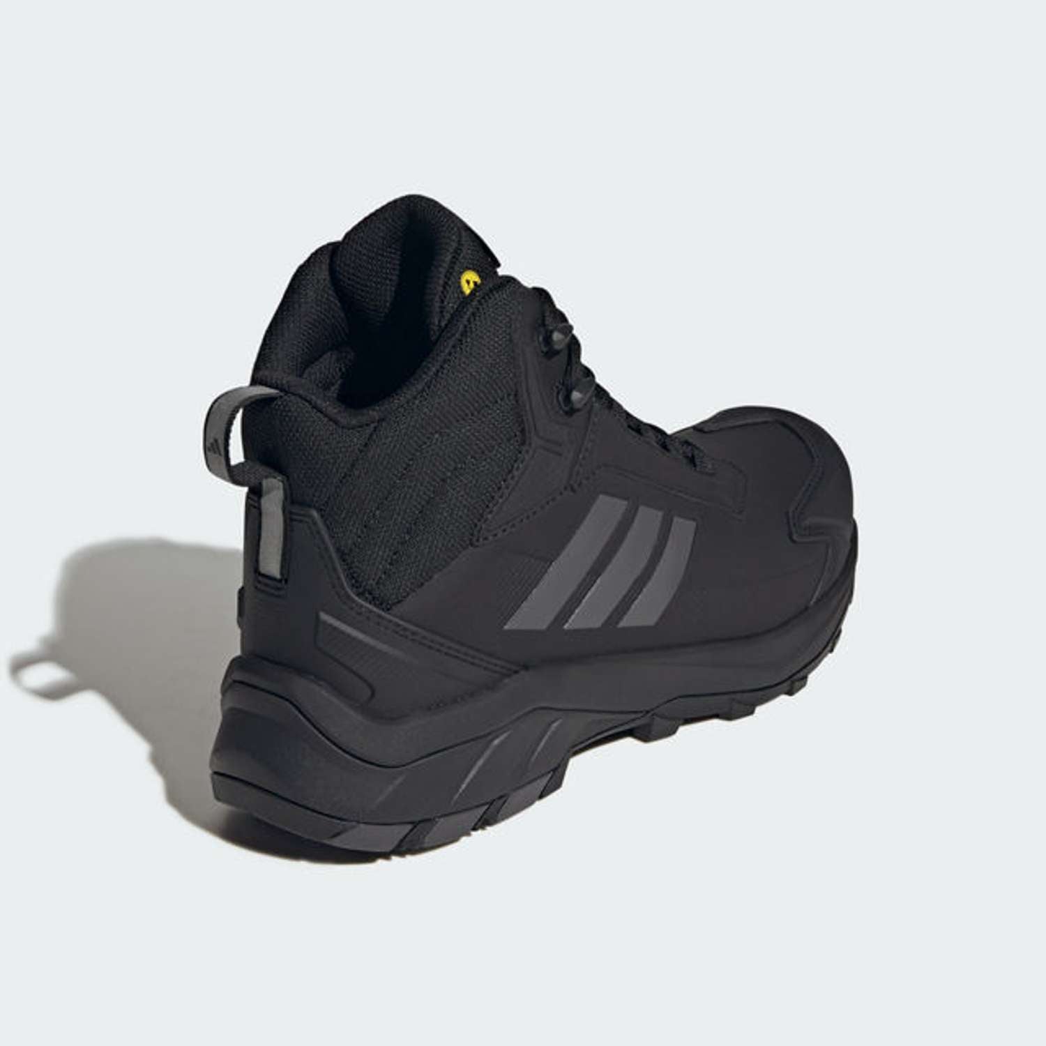 Adidas werkschoenen Granor Hoog S3S Zwart/Grijs schuin achter