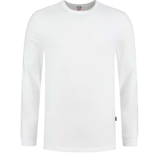 Tricorp T-shirt Lange Mouw 60°C Wasbaar 101015 wit