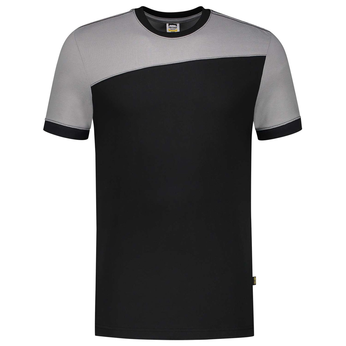 Tricorp T-shirt Bicolor Naden 102006 Zwart-Grijs