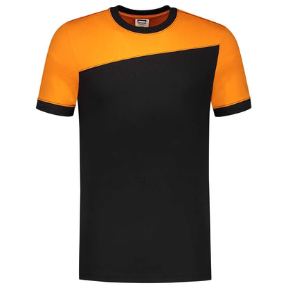 Tricorp T-shirt Bicolor Naden 102006 Zwart-Oranje