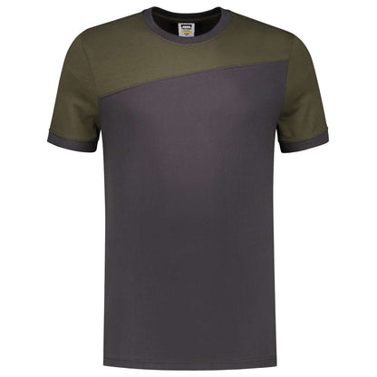 Tricorp T-shirt Bicolor Naden 102006 Grijs-Groen