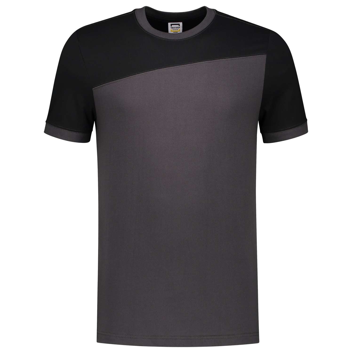 Tricorp T-shirt Bicolor Naden 102006 Grijs-Zwart