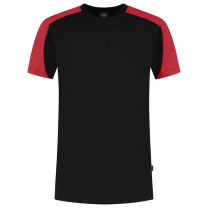 Tricorp T-shirt Bicolor Redefined 106106 Zwart-Rood