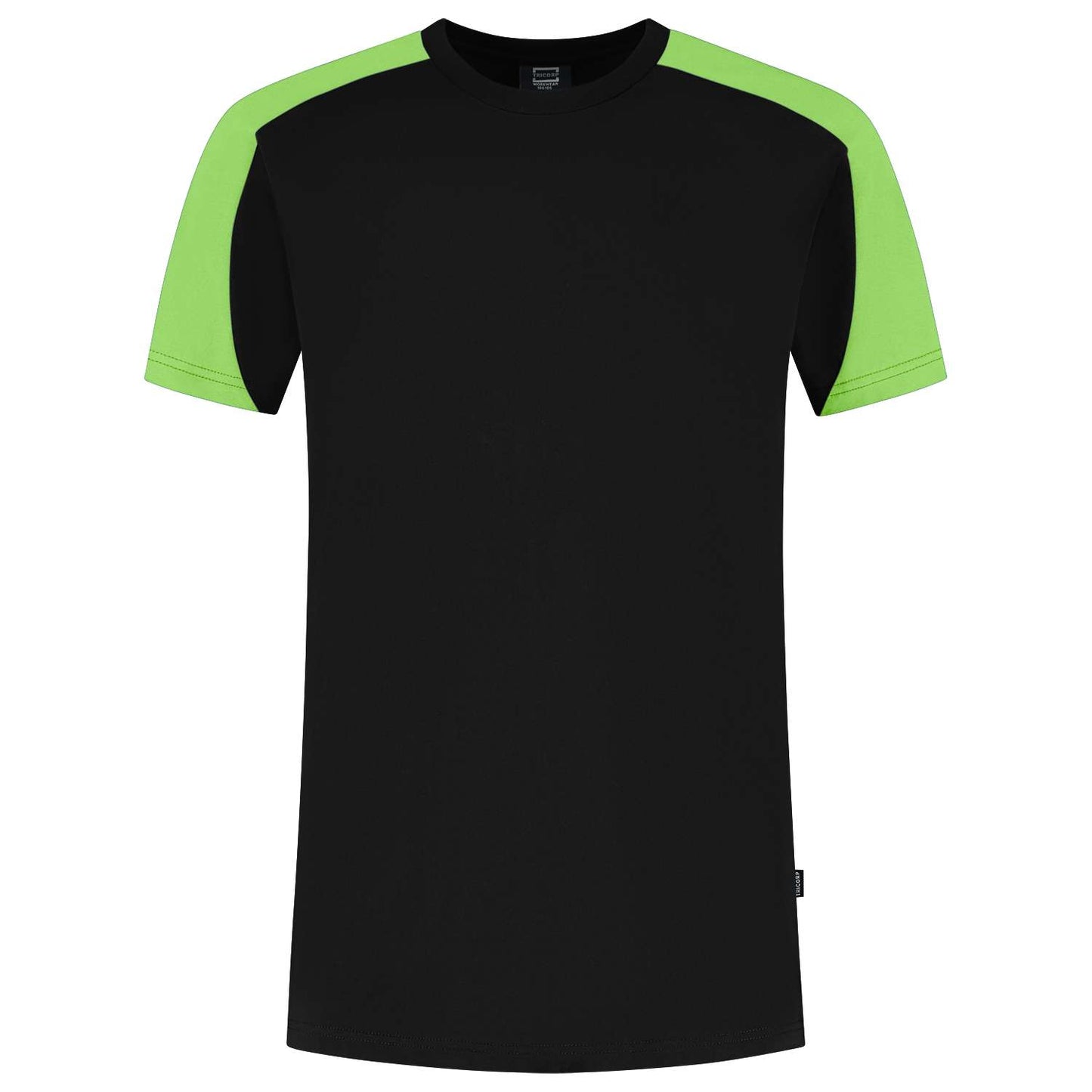 Tricorp T-shirt Bicolor Redefined 106106 Zwart-Groen