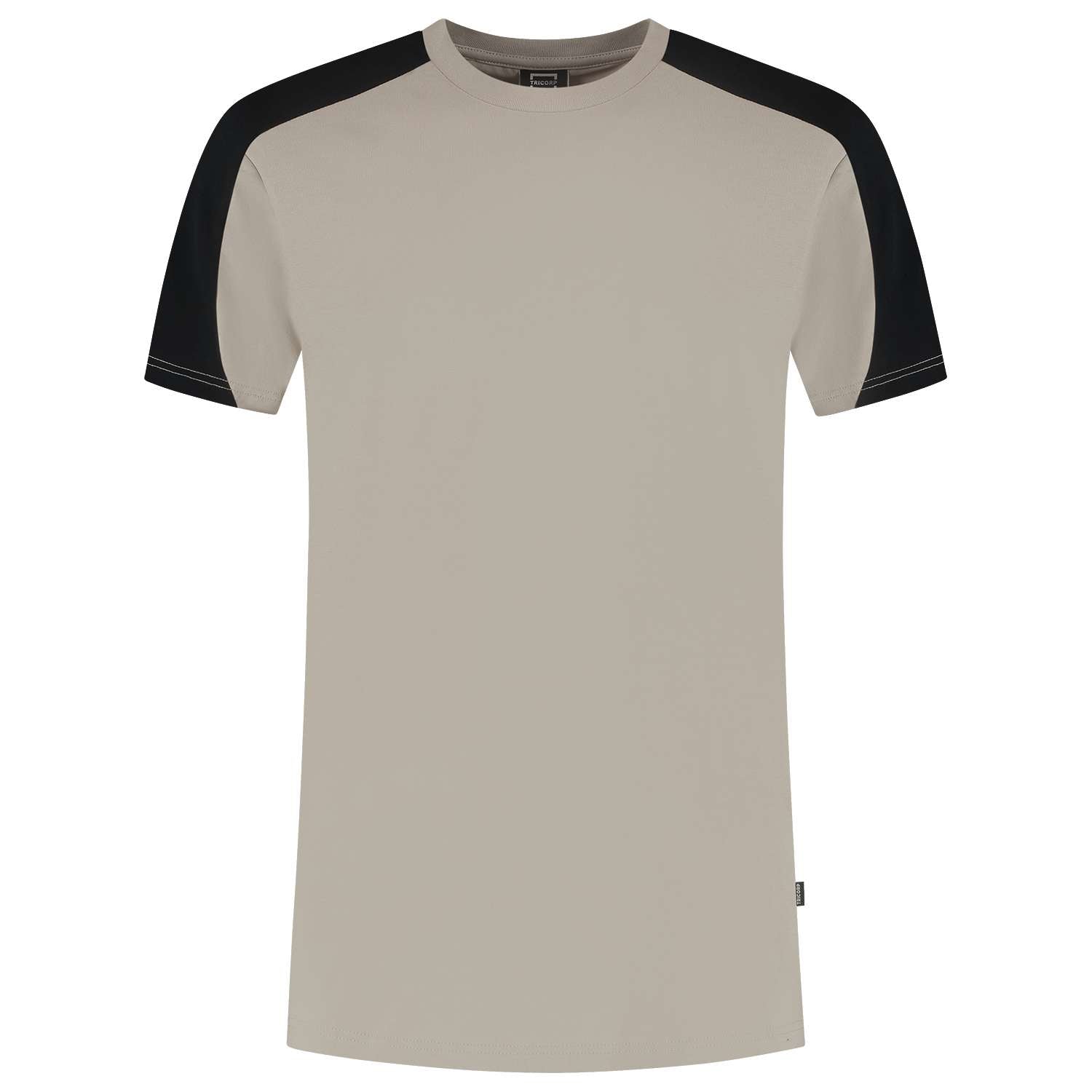 Tricorp T-shirt Bicolor Redefined 106106 Khaky-Zwart