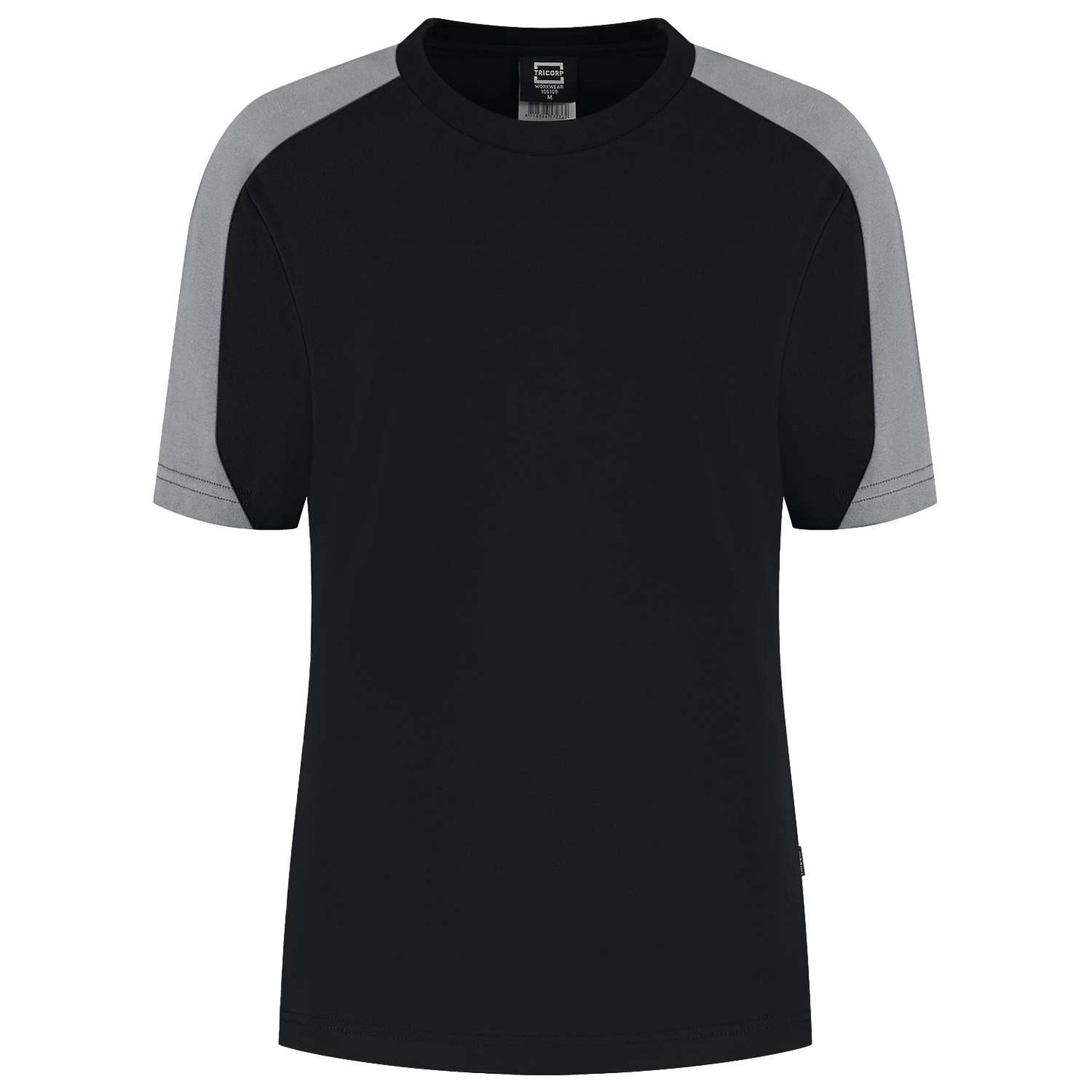 Tricorp T-shirt Bicolor Redefined Dames 106109 Zwart-Grijs