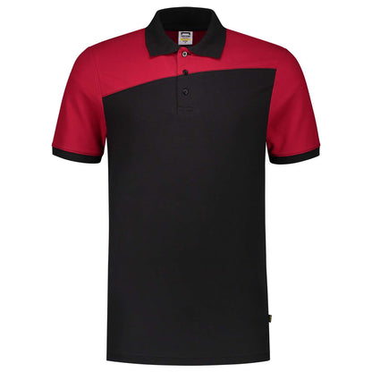 Tricorp Poloshirt Bicolor Naden 202006 Zwart-Rood
