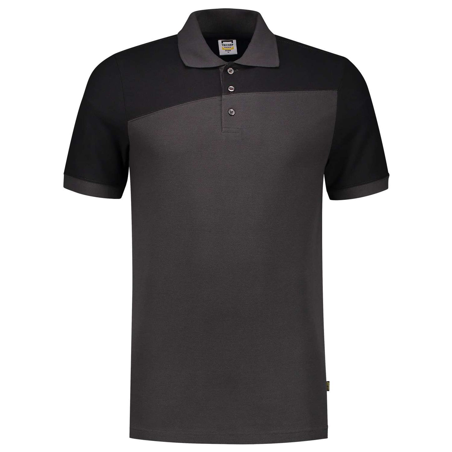Tricorp Poloshirt Bicolor Naden 202006 Grijs-Zwart