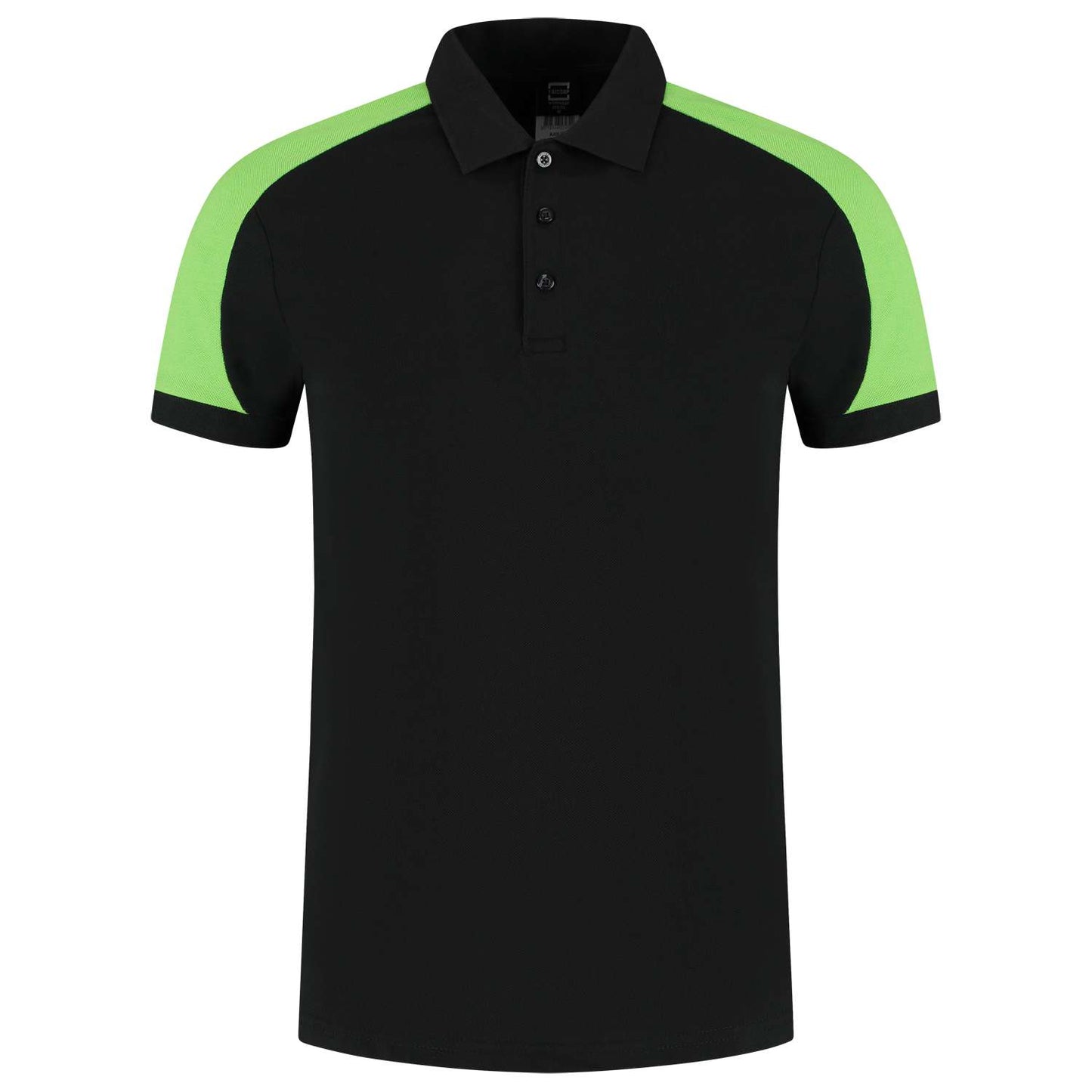 Tricorp Poloshirt Bicolor Redefined 206106 Zwart-Groen