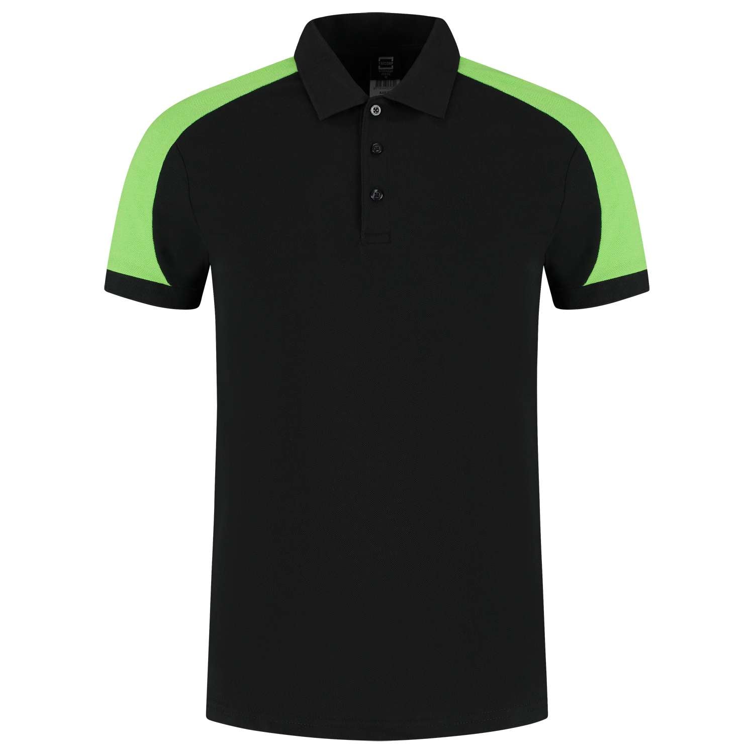 Tricorp Poloshirt Bicolor Redefined 206106 Zwart-Groen