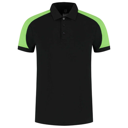 Tricorp Poloshirt Bicolor Redefined 206106 Zwart-Groen